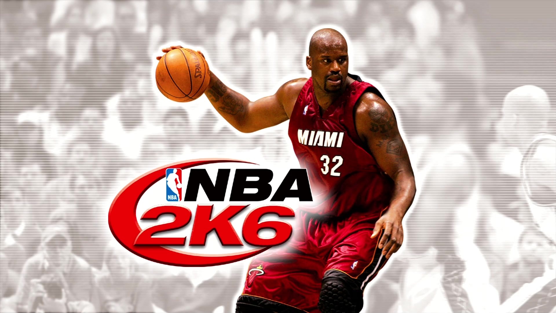 NBA 2K6 title screen for Xbox 360